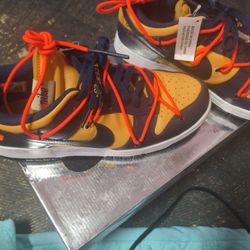 Orange And Navy Blue 