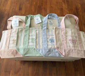 Trader Joe’s Striped Mini Tote Bag
