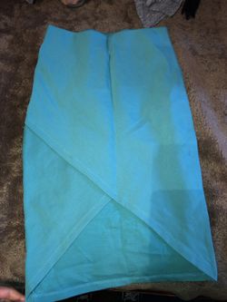 Blue skirt