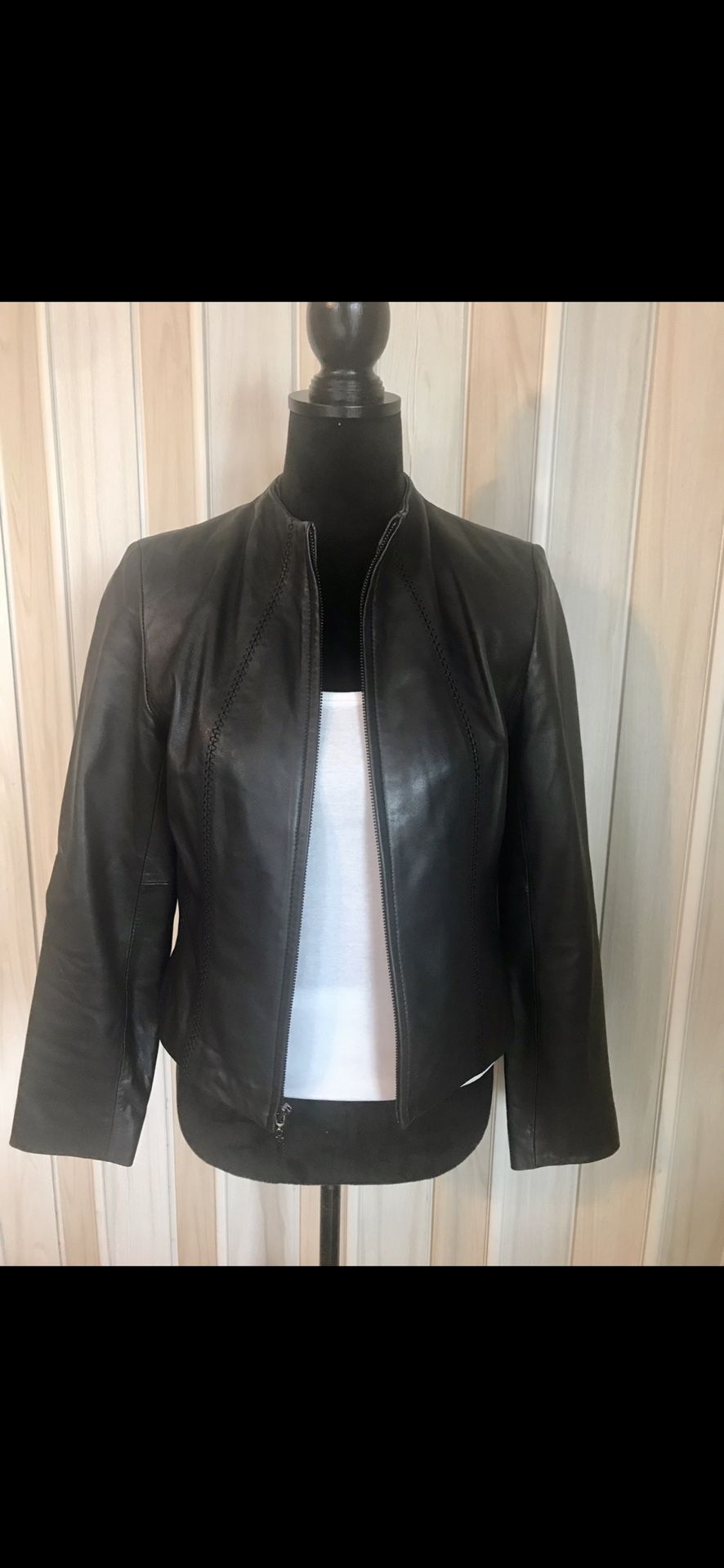 Siena Studio Black Leather Jacket