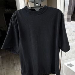 RSQ Boxy Tee Men's Black Cotton Boxy Fit Short Sleeve T-Shirt Size M
