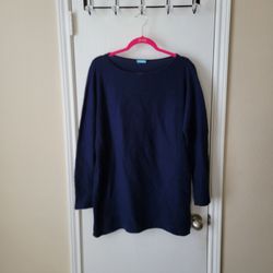 J.Mclaughlin Cashmere Blend Tunic Sweater Large 