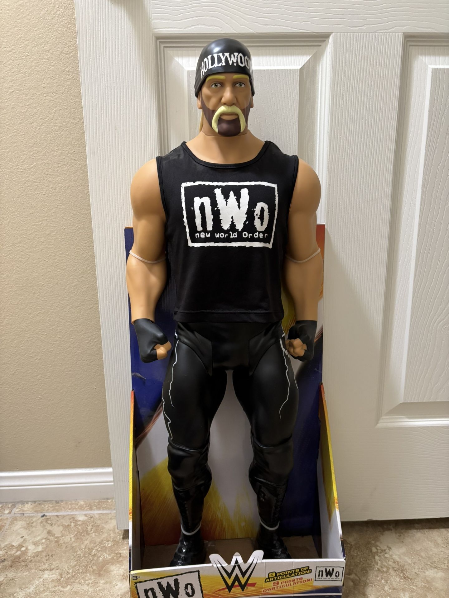 RARE Hollywood Hulk Hogan WWE Giant 31” Figure New 2014 Wicked Cool Toys NWO WCW