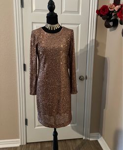 Women’s brown sequin dress