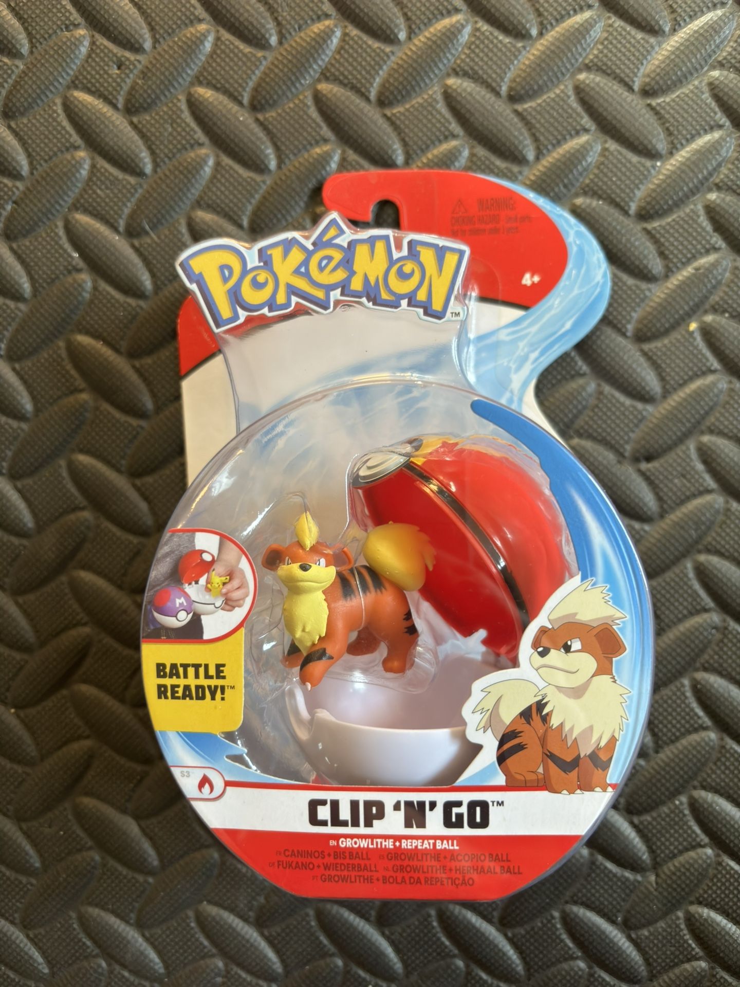 Pokémon Clip N Go Growlithe