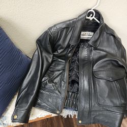 Airline Issue Leather Jacket 42R