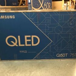 Tv Samsung 75", Q60A, 4k, Slim, HDR, Free Mount, Google, Excellent 