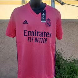 Real Madrid Pink Soccer Jersey 21 22