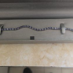 Tanzanite and sterling silver Bracelet 