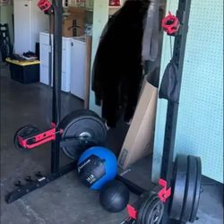 Weight Rack And Medicine Ball