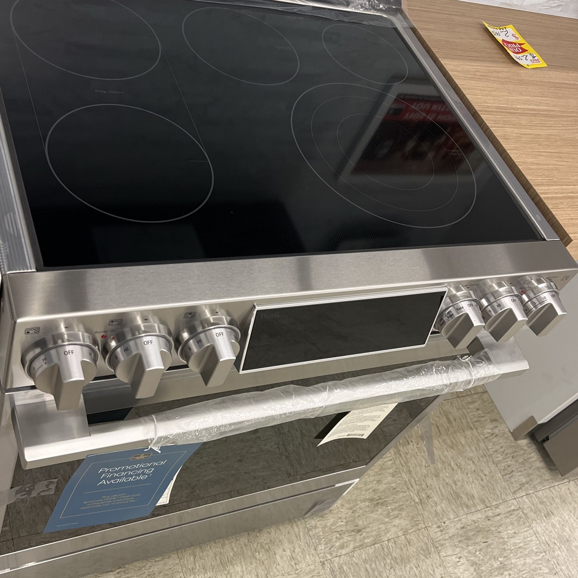 LG Studio Electric Range With Air Fry Financing With $53 Down