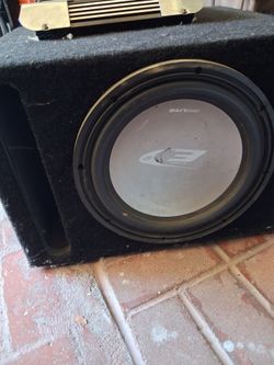 Subwoofer and amp 16 inch