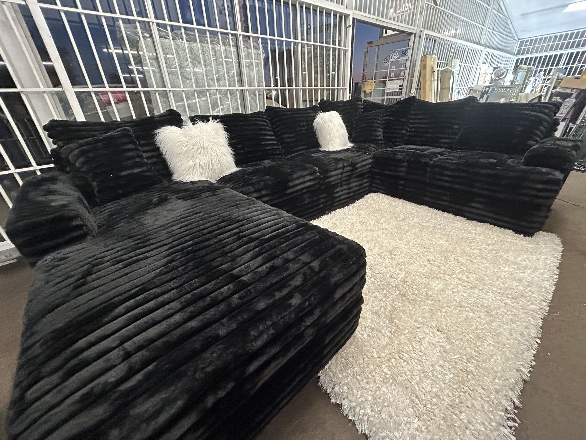 Brand New Super Comfy Corduroy Sectional