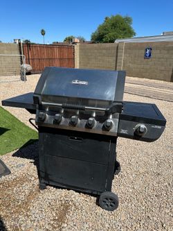 brinkmann grill 4 burner with side burner