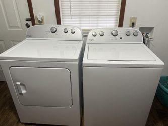Whirlpool washer dryer set electric