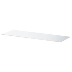 White Glass Shelf  47 1/4x15 3/4 "