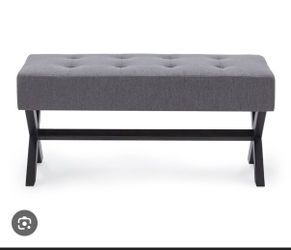 HUIMO 35-inch Entryway Bench, Upholstered