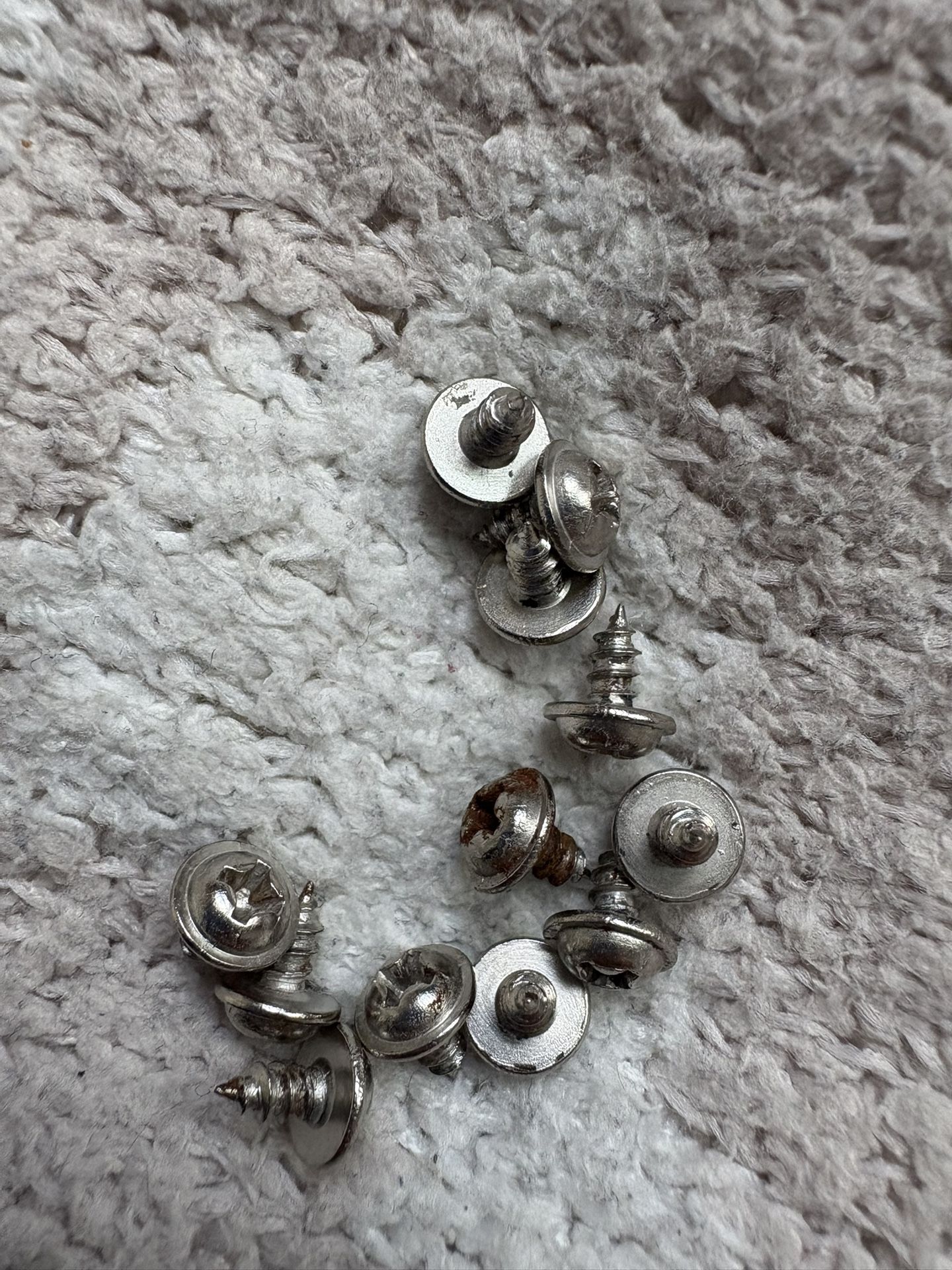Metal Screws with Washers – Set of 12