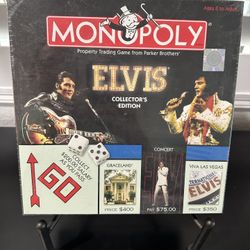 Elvis Monopoly Collectors Edition 