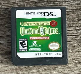 Professor Layton and the unwounded future Nintendo ds not for resell demo