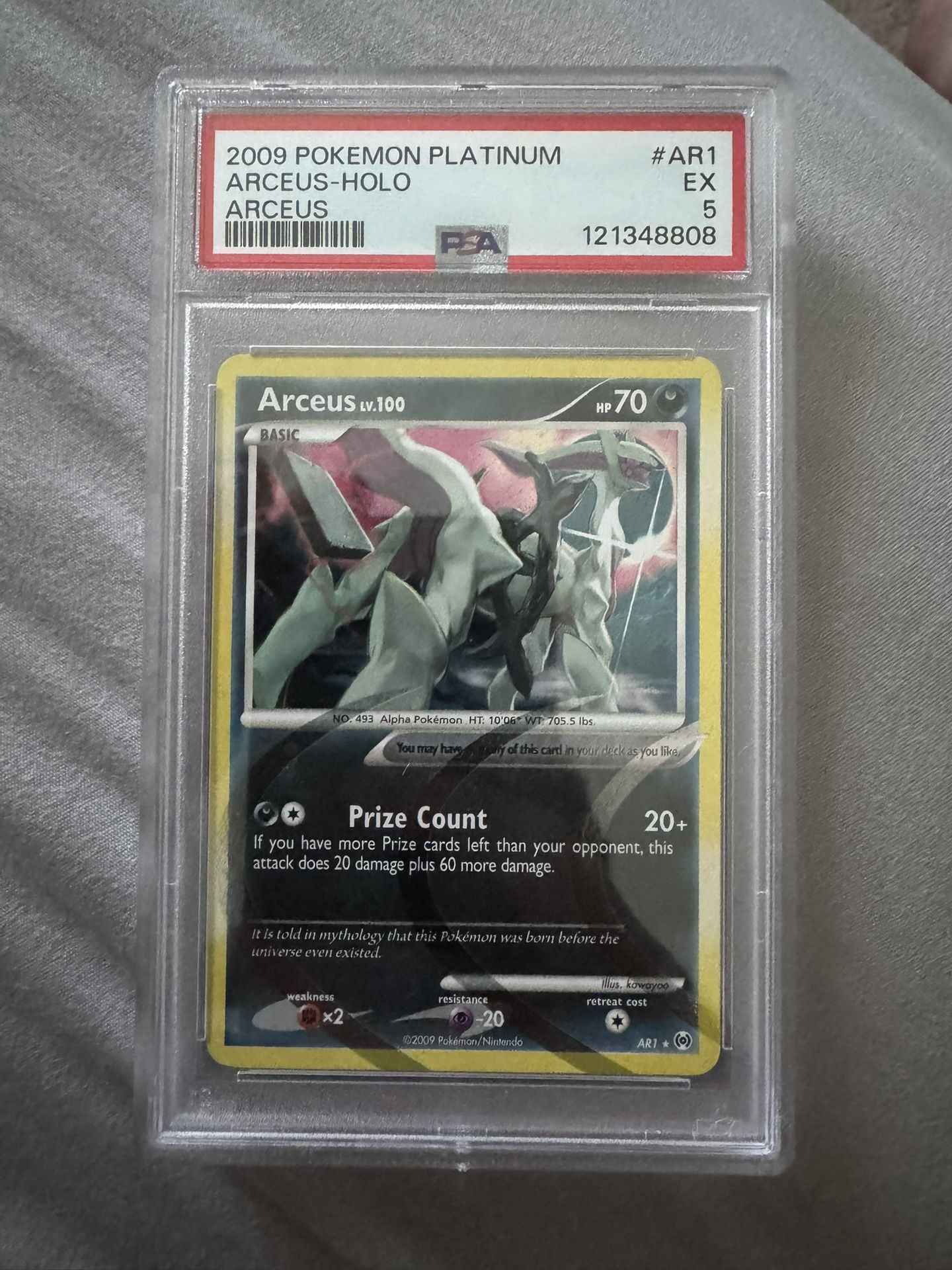 PSA 5 Arceus