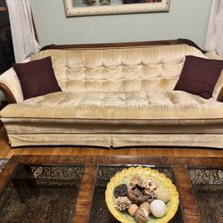 Antique Velvet Sofa Set