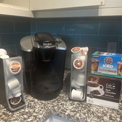 Keurig Coffee Machine Plus Storage/pods