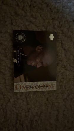 Sports card baseball upper deck Micheal Jordan #10 (in case just took out for picture)