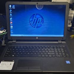 LapTop  15.6"in.  💻  HP  15 - F233wm  1.60 GHz. CPU  / 8.0 GB.  RAM/ 500GB.  HDD  - Windows  11  DVD-RW, Wi-Fi,  WebCam.  HDMI,  SD Card. Work ✔️ 