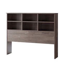 ID Furniture Twin Bookcase HeadBoard - Walnut Oak