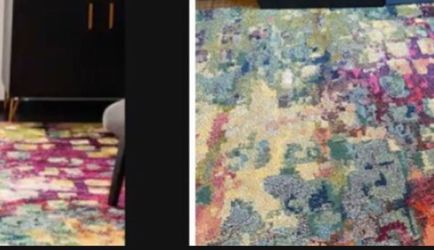 Stunning Multicolored Rug 9x12