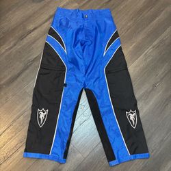 FleshGear Motorcycle Riding Pants Size 32 Motocross Active Blue Black
