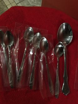 Silverware tea spoons