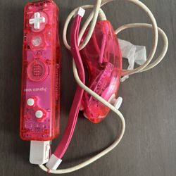 Control Wii Motion+ Nunchuck Wii Pink