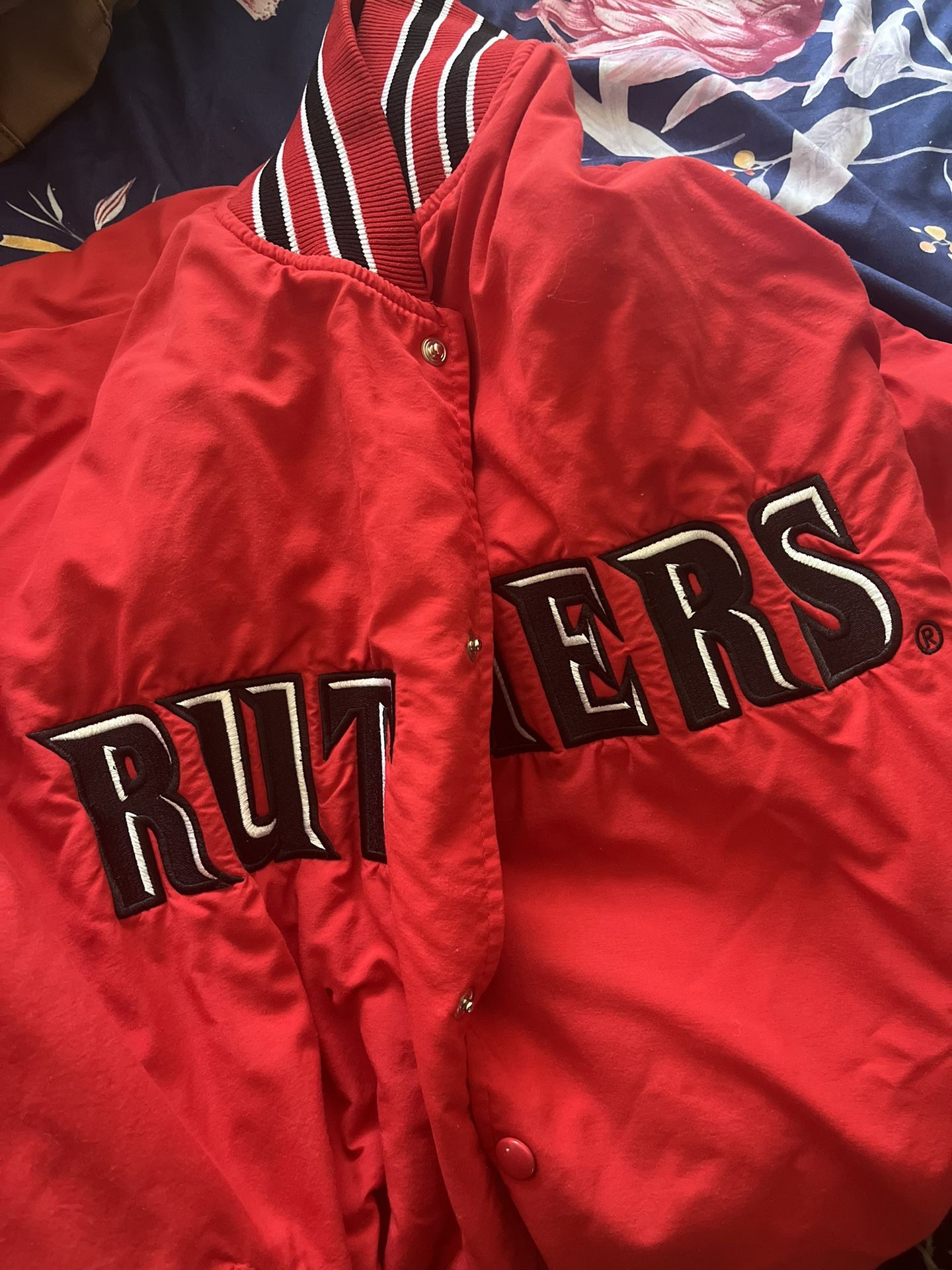 Used Rutgers Alum Bomber jacket $50