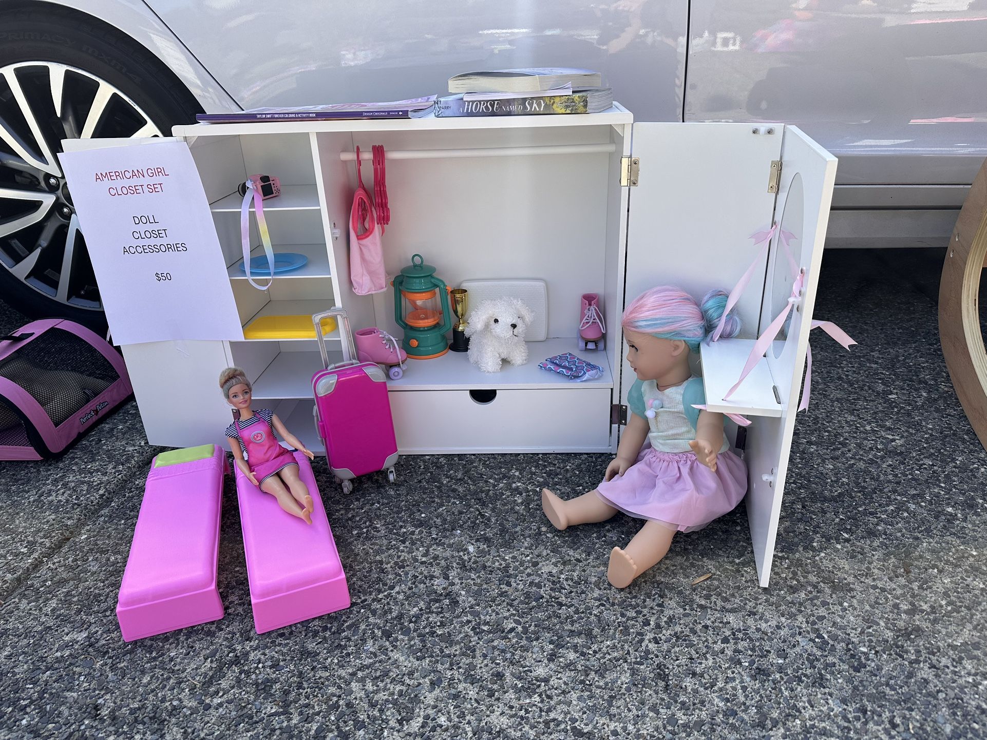 Like New Barbie And American Girl Items