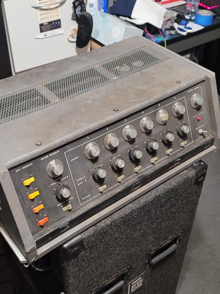 Vintage Shure Vocal Master VA-300C Control Console PA Head Microphone Mixer