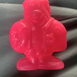 1990 Barney Rubble Pink Post Cereal Basketball Water Squirter Figure 