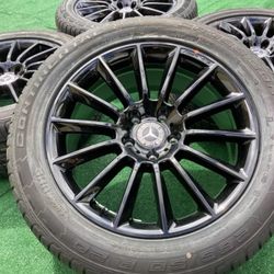 Mercedes G-Class Cabriolet Wheels And Tires OEM Factory Black AMG Continental