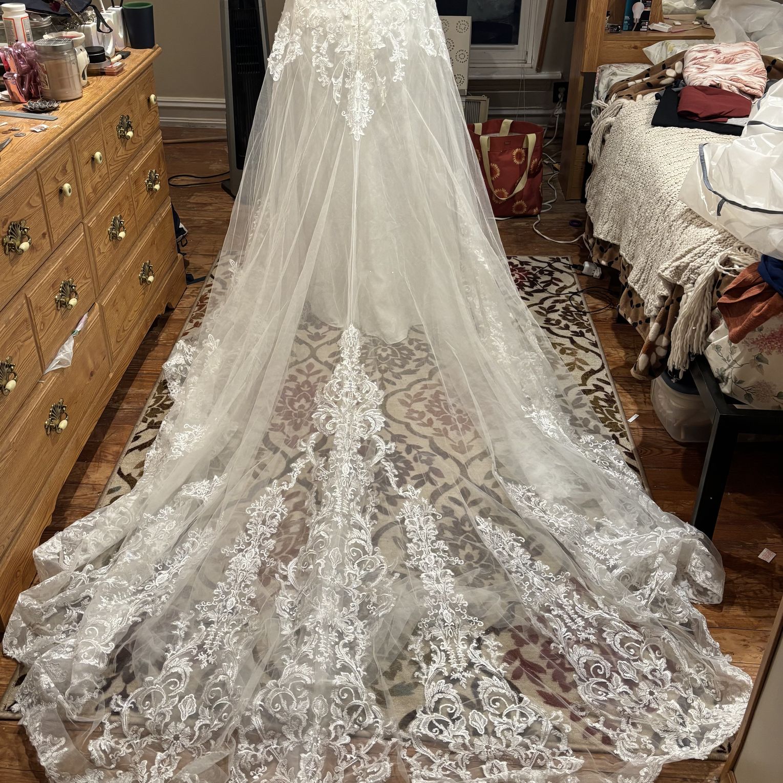 Oleg Cassini Strapless Ballgown