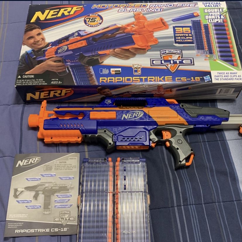 Rapidstrike CS-18 Nerf Gun