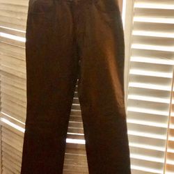 Brown Leather Pants 