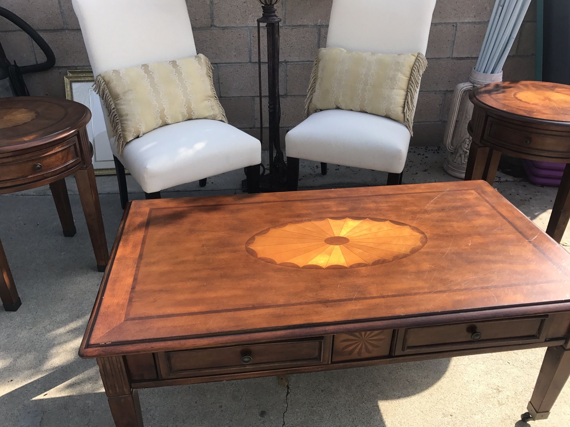 Ashley Furniture Glen Eagle Collection Living Room Set Two (2) end