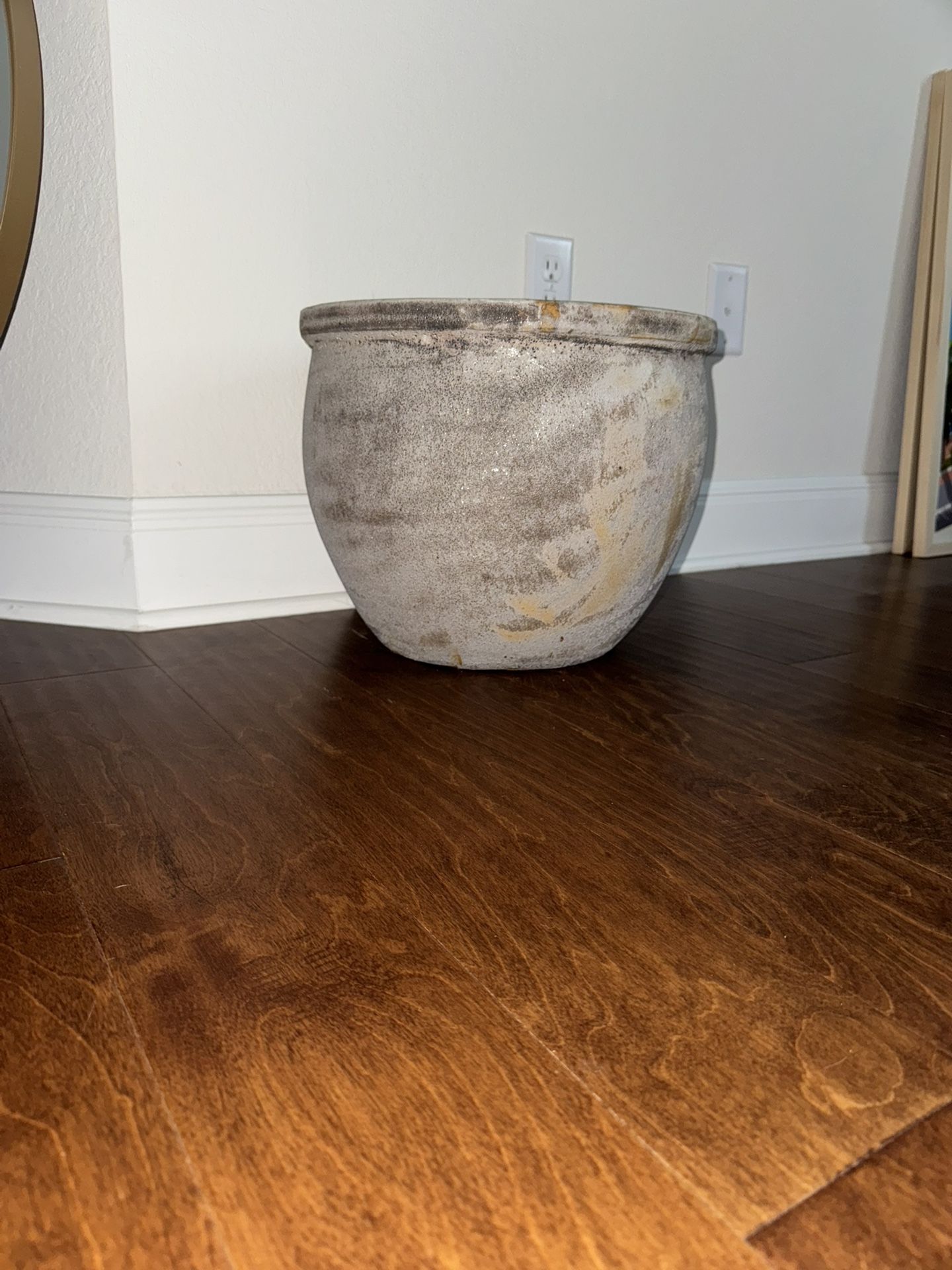 Intentionally unfinished gorgeous plant pot