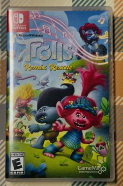 Trolls Remix Rescue - Nintendo Switch With Case Tested/Works Fast Shipping K89