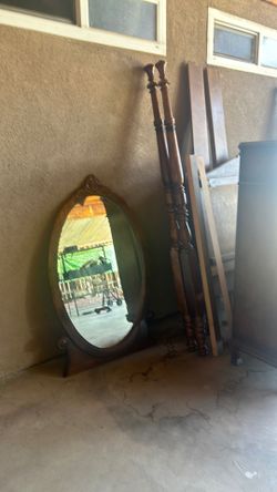 Antique bedroom set size full
