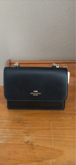 Coach Black Leather Crossbody Bag