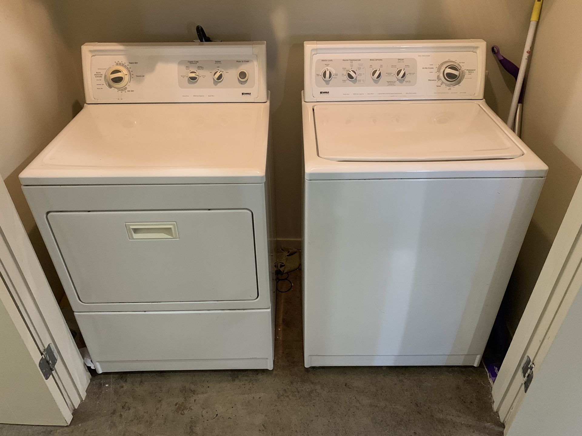 Washer and Dryer