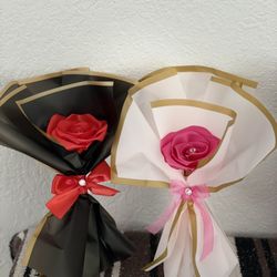 Single Roses (ribbon) $8 Each 