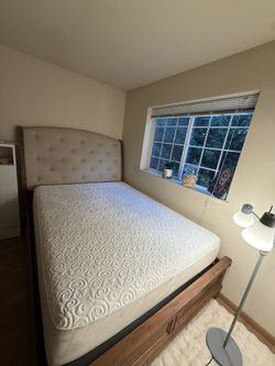 Queen size bed, And Mattress